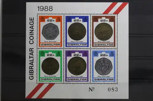 Gibraltar Block 14 mit 580-585 postfrisch #TJ578