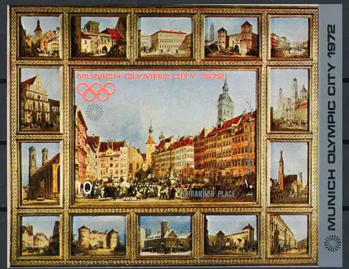 Jemen arab. Rep. Bl 146 postfrisch Olympiade #ID075