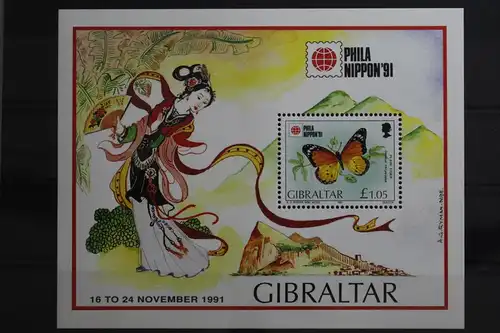 Gibraltar Block 16 mit 632 postfrisch #TJ580