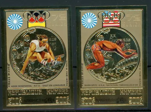 Khmere 368-369 B postfrisch Olympiade #ID099