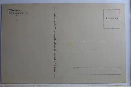 AK Nürnberg Burg von Westen #PG388