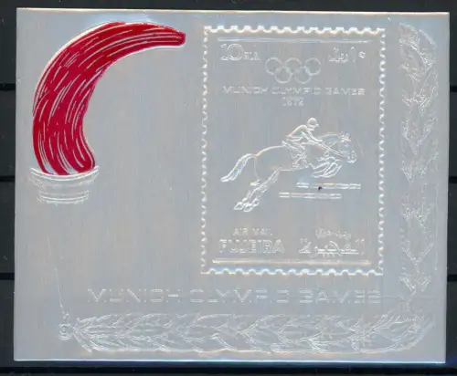 Fujeira Bl 110 A postfrisch Olympia #ID035