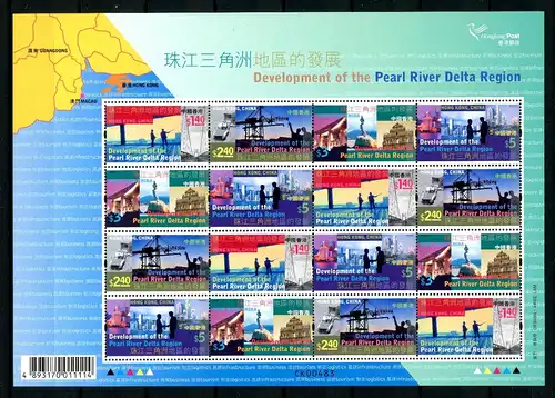 HongKong ZD-Bogen 1218-1221 postfrisch Peace River Delta #IX791