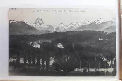 AK Pau La Chaine des Pyrènèes 1909 #PG272