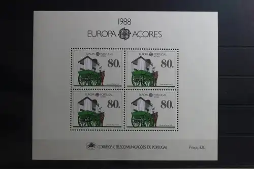Portugal Azoren Block 9 mit 390 postfrisch #TJ646