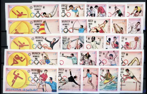 Fujeira 1407-1431 B postfrisch Olympia #ID039