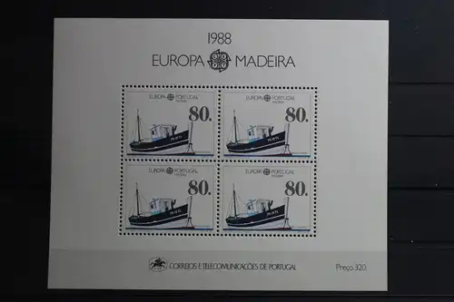 Portugal Madeira Block 9 mit 118 postfrisch #TJ665