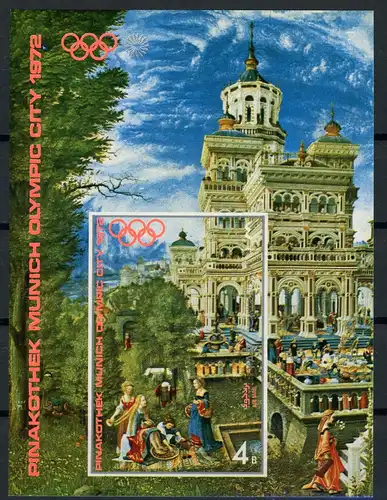 Jemen arab. Rep. Bl 158 postfrisch Olympiade #ID070