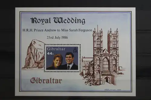 Gibraltar Block 10 mit 512 postfrisch #TJ575