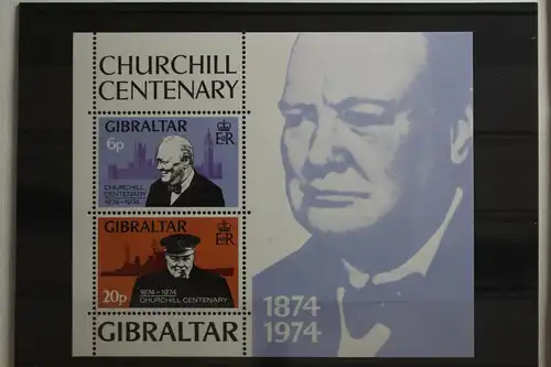 Gibraltar Block 1 mit 319-320 postfrisch #TJ568