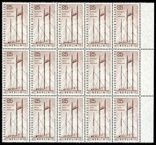 Berlin 15er Bogenteil 157 postfrisch #HD019