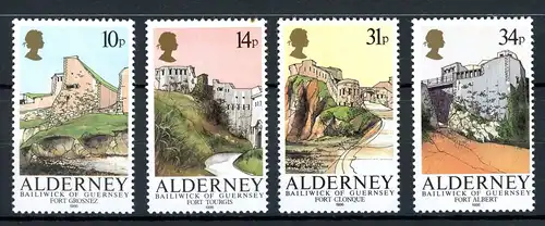 Alderney 26-31 postfrisch #HD014