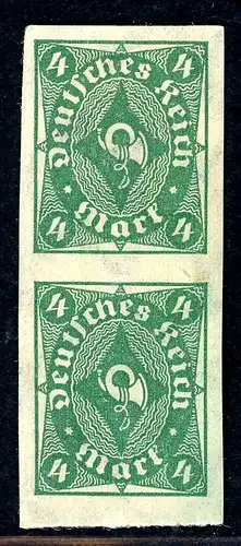 Weimarer Republik senkr. Paar 226 U postfrisch #HD031