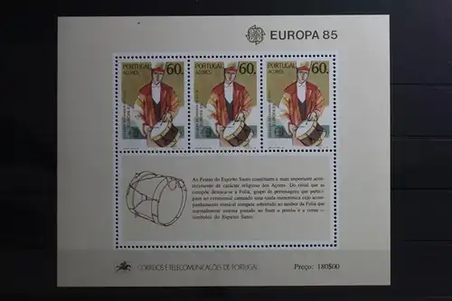Portugal Azoren Block 6 mit 373 postfrisch #TJ643