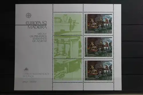 Portugal Madeira Block 3 mit 77 postfrisch #TJ659