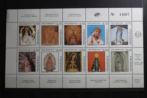Venezuela 2552-2561 postfrisch als Kleinbogen #SZ579