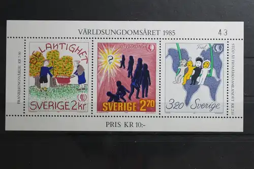 Schweden Block 13 mit 1351-1353 postfrisch #TJ635