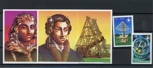 Ghana 2063-2064 + Block 257-258 postfrisch Kopernikus #HK013