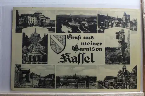 AK Kassel Mehrbildkarte (Schlos, Rathaus usw.) 1958 #PG342