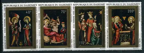 Dahomey 439-442 postfrisch religiöse Kunst #HE226