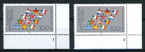 Bund 1724 postfrisch Formnummer 1-2 #HE371