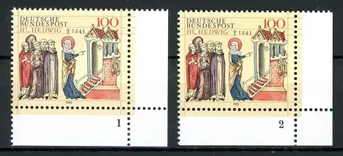 Bund 1701 postfrisch Formnummer 1-2 #HE363