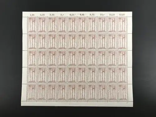 Berlin 50er Bogen 157 postfrisch Formnummer 1 #BW7513