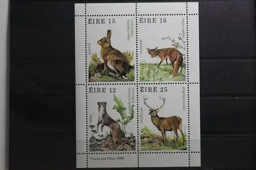 Irland Block 3 mit 421-424 postfrisch Wildtiere #SZ904