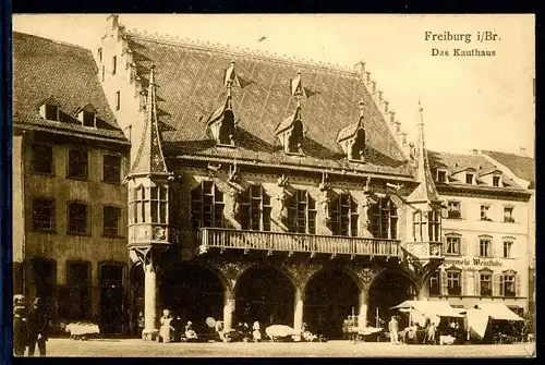 AK Freiburg/ Breisgau Das Kaufhaus 1911 #HK031