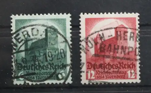 Deutsches Reich 546-547 gestempelt mit Vollstempel #SZ921