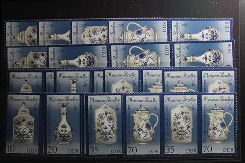 DDR W Zd 787 - W Zd 794 + S Zd 370 -S Zd 377 postfrisch Zusammendruck #TK744