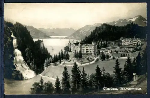 AK Brienz, Berner Oberland Grandhotel Giessbach, Giessbachfällen 1929 #HK021