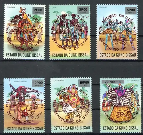 Guinea Bissau 374-379bA postfrisch UPU #HE242