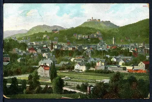 AK Eisenach Ansicht Eisenach mit Wartburg (coloriert) 1907 #HK027