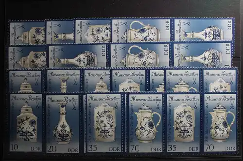 DDR W Zd 787 - W Zd 794 + S Zd 370 -S Zd 377 postfrisch Zusammendruck #TK745