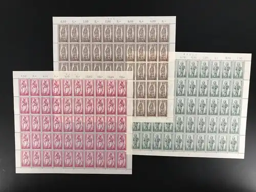 Berlin 50er Bögen 132-134 postfrisch Formnummern #BW7499