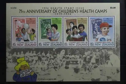 Neuseeland Block 43 mit 1360-1363 postfrisch #TK535