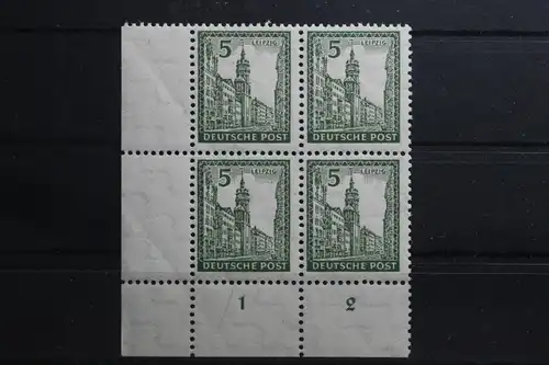 SBZ 152Y postfrisch als Eckrandviererblock #TL111