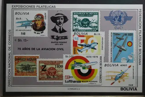 Bolivien Block 82 mit 868 postfrisch #TK615