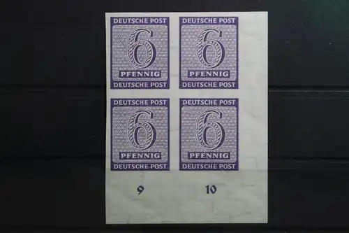 SBZ 117Y postfrisch als Eckrandviererblock #TK975