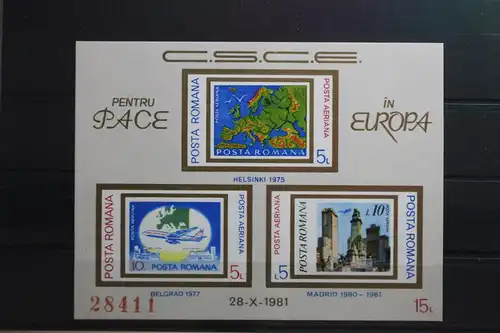 Rumänien Block 183 mit 3825-3827 postfrisch #TK617