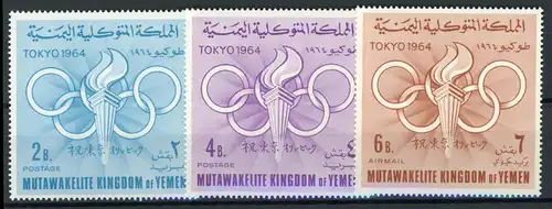 Jemen Königreich 72-74 A postfrisch Olympia 1964 #ID159