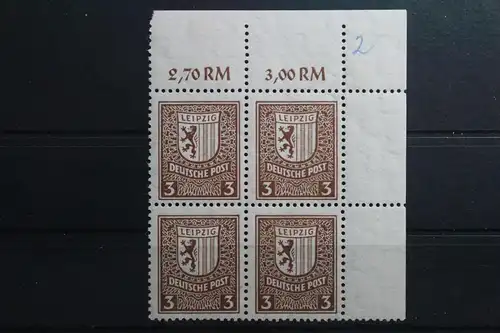 SBZ 150Y postfrisch als Eckrandviererblock #TL100