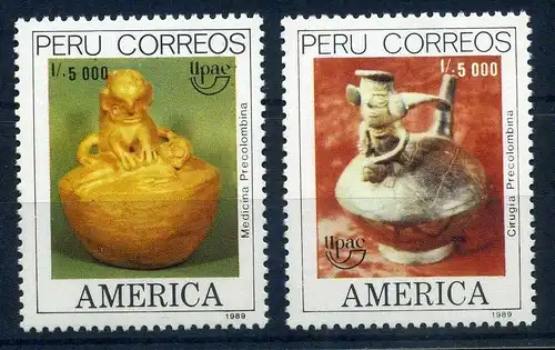 Peru 1409-1410 postfrisch Volkskunst #HO151
