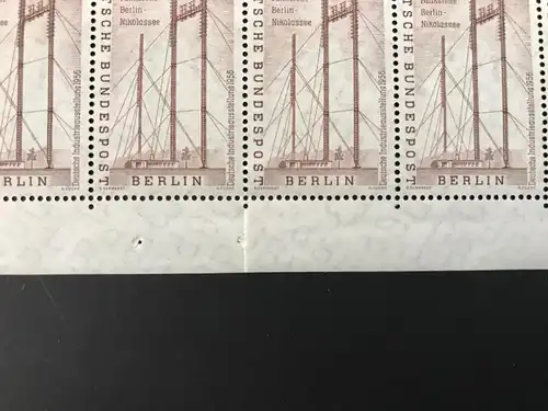 Berlin 50er Bogen 157 postfrisch Formnummer 4 #BW7516