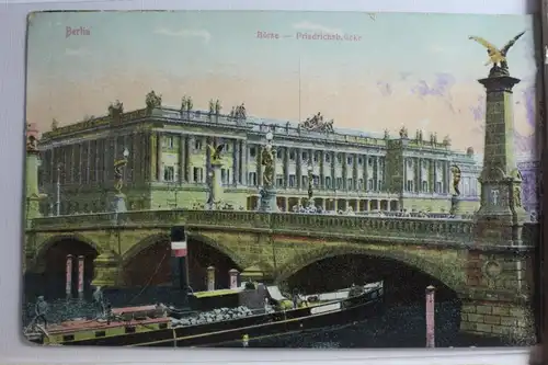 AK Berlin Börse - Friedrichsbrücke 1909 #PG560