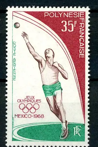 franz. Polynesien 89 postfrisch Olympia 1968 #ID221
