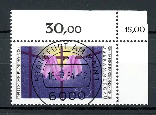 Bund 1201 KBWZ gestempelt Frankfurt #IV039