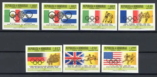 Honduras 702-08 postfrisch Olympia 1964 #ID177