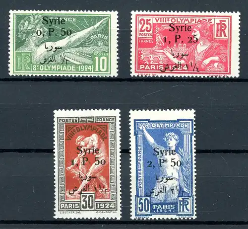 Syrien 254-257 postfrisch Paris 1924 #ID205